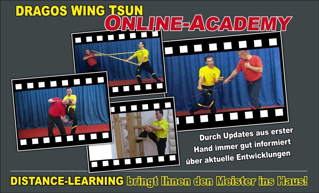 Mit Hilfe der Wing Tsun Online Academy (Distance Learning) holen Sie sich den Wing Tsun Meister in die eigenen vier Wände.